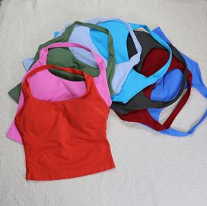 Débardeur de sport respirant à dos nu pour femme, sans coutures, idéal pour la course et le fitness - Product Image 4