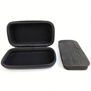 Customizable <b>Small</b> Portable EVA Pen Tool Case Black Leather Waterproof Tool <b>Storage</b> <b>Box</b> Nylon Polyester Shockproof Sponge - Product Image 5