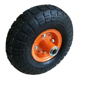 Rueda Neumática Multifuncional Pequeña <span class=keywords><strong>de</strong></span> 10 Pulgadas 410 3504 con Neumático <span class=keywords><strong>de</strong></span> <span class=keywords><strong>Goma</strong></span> - Product Image 2