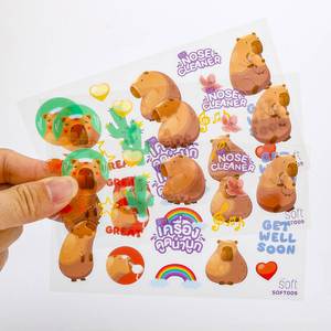 FX Waterproof Removable Vinyl Glitter Pvc Planner Custom Kiss Cut Sticker Sheets Printing holo Sticker Suppliers - Product Image 4