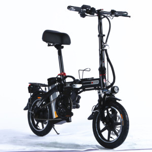 Bicicleta Eléctrica Plegable de Largo Alcance, 350w, Portátil, de Aluminio, con Neumáticos Anchos, Batería de Litio, Mini, para Adultos, para Desplazamientos Diarios, Diseño Plegable FW-14 - Product Image 3
