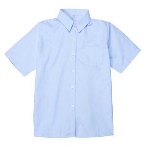 Camisa Escolar de Manga Larga con Cuello Alto para Niñas de Secundaria, la Más Vendida, de Poliéster/Algodón (POLYVISCOSE) - Product Image 2