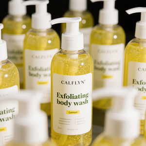 Exfoliante Body Wash Limón Aloe Vera Miel Rosa Exfoliante Natural Partículas Hidratante Baño Ducha Gel OEM/ODM Etiqueta privada - Product Image 4