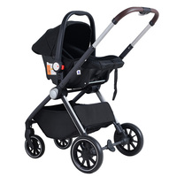 Nouvelle conception de poussette 3 en 1 pour bébé, poussette multifonctionnelle à haut plateau, poussettes pour bébé pour les voyages