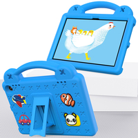 Yeni stil çocuk darbeye Tablet kılıfı Amazon yangın 8 HD 8 2024 2022 2020 EVA köpük kolu katlanır stand karikatür kapak