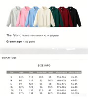 Sweat à capuche décontracté pour homme, imprimé, col rabattu, boutonné, coupe ample, épaules tombantes, manches longues, tricoté en polyester/coton, écologique