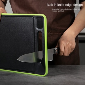 Double-Sided Cutting Board Aluminum Alloy Spray <b>Paint</b> Chopping Blocks With Support <b>Frame</b> for Knife Grinding Garlic - Product Image 3
