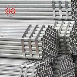 Ingrosso ASTM A106 Sch 40 ERW GI tubo di ferro a caldo gi tubo di acciaio tondo zincato senza saldatura