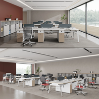 Table de conférence de bureau en bois moderne, capacité de 12 personnes, vente directe d'usine, bureau de réunion extensible, mobilier