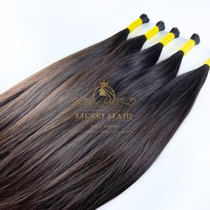 Extensiones de cabello humano de color negro natural de alta calidad listas para enviar precio al por mayor - Product Image 4