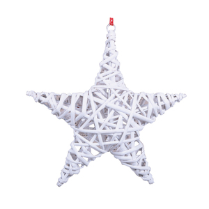 Décorations de Noël d'étoiles en osier naturel tissé à la main avec couleur personnalisée et logo Design traditionnel pour la décoration intérieure festive - Product Image 1