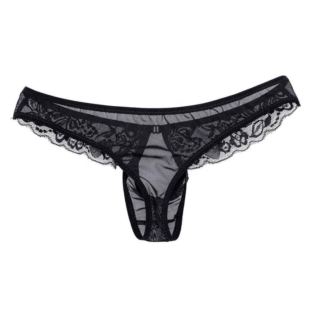 Sexy Mens Transparent G Strings Low Rise Custom Logos