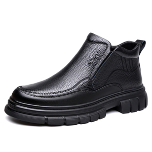 Nouveau haut sans lacet chaussures en cuir pleine fleur hommes meilleure vente de qualité vraie vache bottes formelles 38-44 exportation usine africaine de Guangzhou - Product Image 1