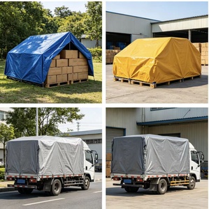 Linyi Industrial / Agriculture Waterproof Woven Fabric Blue Pe Tarpaulin for Camping and <strong>Ground</strong> <strong>Sheet</strong> for America - Product Image 6