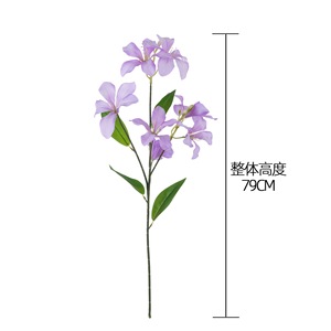 ดอกกล้วยไม้ประดิษฐ์ CallaFloral ก้านเดี่ยว สีม่วงอ่อน สีม่วงแชมเปญ สีส้ม สีฟ้า สีชมพู ทำจากโพลีเอสเตอร์ สำหรับตกแต่งภายใน - Product Image 4