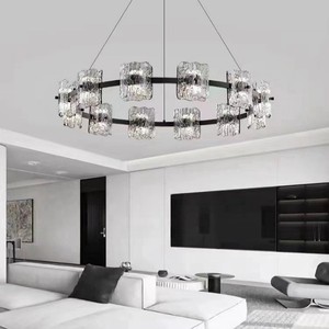 โคมไฟระย้าทองแดงแท้สไตล์อิตาลี ปี 2024 ดีไซน์หรูหรา ทันสมัย เรียบง่าย สำหรับห้องนั่งเล่นและห้องรับประทานอาหาร - Product Image 4