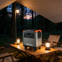 Station portable 5000W, batterie LiFePO4 5376Wh, générateur solaire MPPT, UPS, démarreur de secours pour la maison, le camping en plein air, l'utilisation en voiture