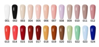 Esmalte de Uñas en Gel Kudan, 24 Colores Brillantes y Modernos, Set de Esmalte de Uñas en Gel UV, Esmalte de Uñas en Gel Profesional para Salón
