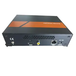Single channel HD encoder modulator for HDMI to RF DVB-T DVB-C ATSC ISDBT conversion of broadcast TV signals