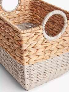 Panier de rangement en jacinthe d'eau et corde de papier, tressé à la main, vente chaude 2026, écologique, fabriqué par VgreenArt du Vietnam - Product Image 6