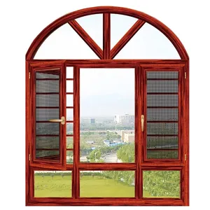 Personalizza una varietà di colori accessori per porte e finestre insonorizzate impermeabili a tenuta d'aria finestre in alluminio con doppi vetri