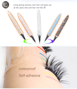 Lápiz delineador <span class=keywords><strong>de</strong></span> <span class=keywords><strong>ojos</strong></span> adhesivo hipoalergénico al por mayor, diseño ostentoso personalizado, pegamento para pestañas sin látex para <span class=keywords><strong>ojos</strong></span> <span class=keywords><strong>de</strong></span> 3 a 12 días - Product Image 5