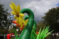 Tulipe gonflable en vente chaude 2025, fleurs de tulipe géantes artificielles pour la publicité