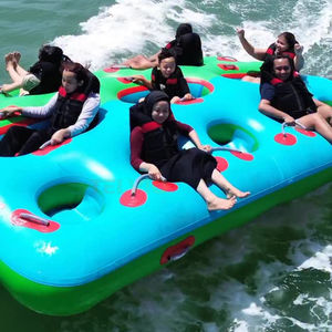 Bateau gonflable tractable en PVC pour sports nautiques, Donut Boat pour 13 personnes <span class=keywords><strong>sur</strong></span> l'eau - Product Image 3