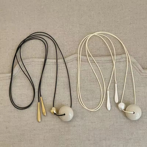 Colliers de mode en perles ajustables, simples, personnalisés et exquis, de style européen et américain, pour femmes - Product Image 4