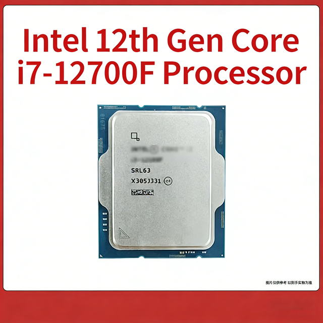 For Intel Core I7-12700F CPU 2.10GHz 12Cores 20Threads 25MB L3 LGA1700 Threads Unit Desktop Computer