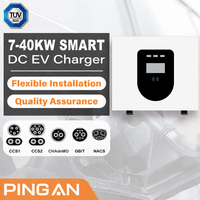 Chargeur rapide DC haute puissance pour VE 20KW 30KW 40KW Module Nouvelle borne murale CCS2 OCPP pour recharge de VE