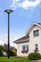 Lampe solaire LED pour rue, étanche IP65, ABS, 6000K, lumière du jour, éclairage solaire extérieur avec détecteur de mouvement pour route