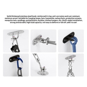 <span class=keywords><strong>Crochet</strong></span> <span class=keywords><strong>de</strong></span> <span class=keywords><strong>fixation</strong></span> <span class=keywords><strong>en</strong></span> acier inoxydable <span class=keywords><strong>en</strong></span> forme <span class=keywords><strong>de</strong></span> <span class=keywords><strong>U</strong></span> pour ventilateur <span class=keywords><strong>de</strong></span> plafond avec décoration <span class=keywords><strong>de</strong></span> lustre et sac <span class=keywords><strong>de</strong></span> sable - Product Image 6