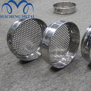 Custom Logo <strong>Large</strong> Soil Sifter Heavy Duty Garden Test <strong>Sieve</strong> Stainless Steel Lab Test <strong>Sieve</strong> - Product Image 1