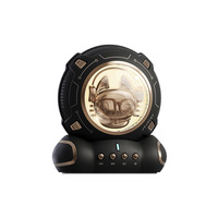 Meilleur cadeau Astronaute Chat Sans Fil BT Haut-Parleur Lumière Colorée Caisson de Basses Portable Extérieur Bureau Carte TF Mode Mini Haut-Parleur Audio