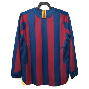 Camiseta Retro del Barcelona Temporada 2005/06, Manga Larga, Uniforme de Fútbol para Verano, Personalizable, para Competiciones Europeas - Product Image 2