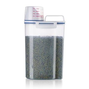 Conteneur à céréales et à riz de grande capacité avec poignée, contenants de stockage alimentaire pour l'organisation de la cuisine - Product Image 6