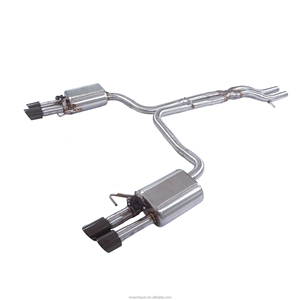 Sistema <span class=keywords><strong>de</strong></span> <span class=keywords><strong>Escape</strong></span> Catback REV con Válvula Eléctrica para Audi S8 D4 4.0 TFSI quattro V8, Fabricado con <span class=keywords><strong>Tubo</strong></span> SUS304 - Product Image 1