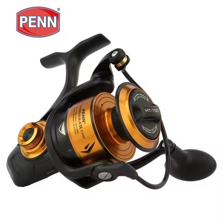 8000 saltwater reel combos Safina Pro Powerful Carbon Fiber Drag (Up to 50 lbs) – Handles large Quantum Benchmark Spinning Combo -