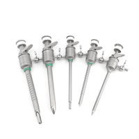 Cannule de trocart laparoscopique réutilisable 3/5/10/12 mm personnalisable pour la chirurgie médicale et vétérinaire