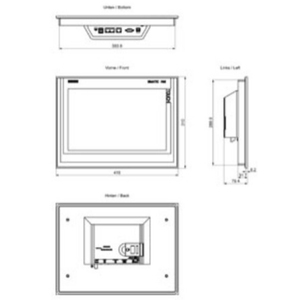 6AV2124-0QC02-0AX2SIMATIC HMI TP1500, ระบบสัมผัส, จอแสดงผล TFT แบบไวด์สกรีนขนาด 15 นิ้ว, อินเทอร์เฟซ PROFINET, อินเทอร์เฟซ MPI/PROFIBUS-DP - Product Image 4
