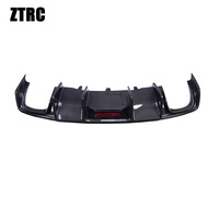 Diffuseur arrière en fibre de carbone pour Audi A5 S5 B8 B8.5, compatible deux portes et quatre portes, lèvre de pare-chocs arrière améliorée