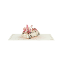Vente en gros d'artisanat romantique Pop-up 3D cartes de vœux en papier pour amour confession anniversaire de mariage cadeau de saint valentin