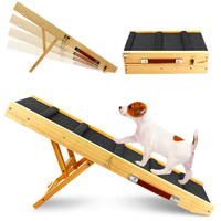 Rampe en bois pour animaux de compagnie, escalier de sécurité intérieur personnalisé, durable et haut, pour chat, chien, poussette, avec couleur personnalisée, planche en bois
