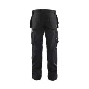 BLAKLADER - 180525139900C152 Pantalones artesanos Softshell Black - EAN 7330509751725 PANTALONES DE TRABAJO DE CARGO - Product Image 2