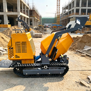 เครื่องผสมคอนกรีตขนาดเล็ก KC750 รุ่นขายดีที่สุด ความจุ 300 ลิตร แบบตีนตะขาบ บรรทุกและผสมเองได้ สำหรับงานก่อสร้าง - Product Image 4