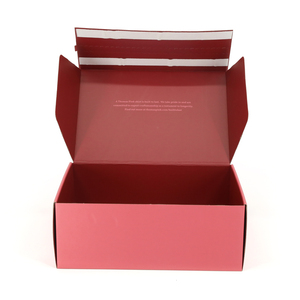 Boîte d'expédition en carton personnalisée avec logo, bande adhésive à fermeture éclair, bande adhésive à déchirure facile, boîte postale auto-adhésive pour <span class=keywords><strong>l</strong></span>'envoi commercial - Product Image 5