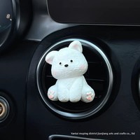 Diffuseur de parfum en pierre pour voiture, motif chiot à nez large, pour grille d'aération, désodorisant et éliminateur d'odeurs, 2026