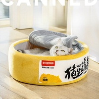 Pet House Doux Multi-Couleurs 2 Couleurs Nouveau Style Ramen Pot Chat Chenil En Gros Creative Chat Dormir Nid Couverture Pour Animaux De Compagnie Chenil Lit
