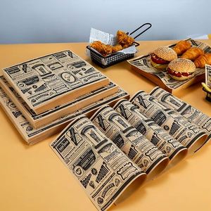 Customized PE Coated Greaseproof Greaseproof <b>Paper</b> Single Side Sandwich <b>Wrapping</b> Wrappers for Bread Cookie Deli Food for Screen - Product Image 4